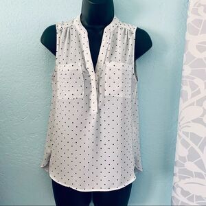 H&M Conscious polka dot top Size small